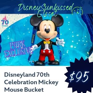 Disneyland Park Exclusive 70th Anniversary Talking Mickey Mouse Bucket